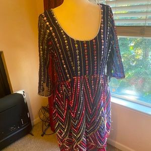 Latest mirror work kurti